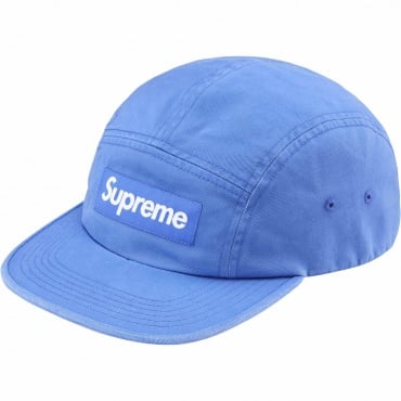 SUPREME - Boné Washed Chino Twill Camp Cap "Azul"