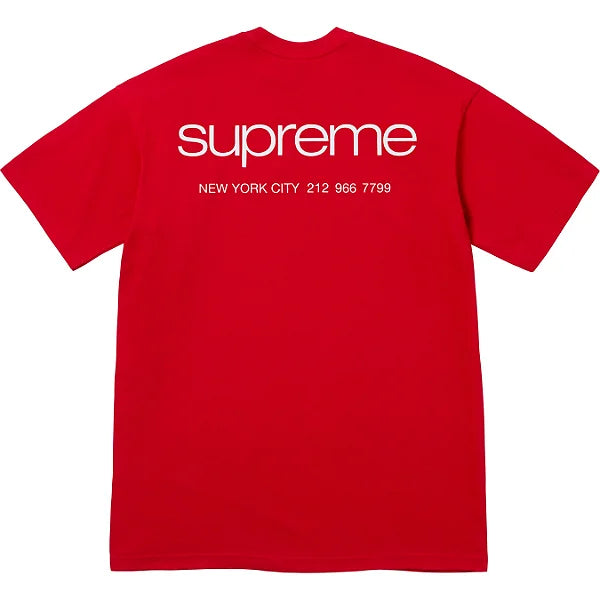 SUPREME - Camiseta NYC "Vermelho"