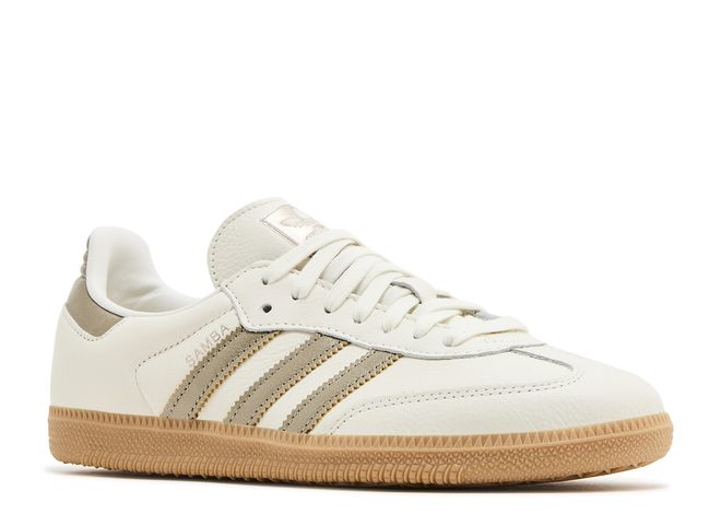 Adidas - WMNS Samba OG "Off White Wonder Gold Metallic"