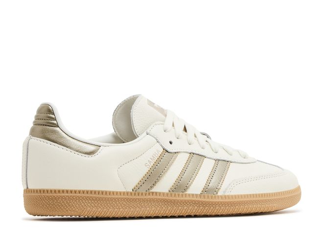 Adidas - WMNS Samba OG "Off White Wonder Gold Metallic"
